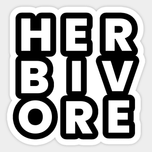 Herbivore Vegan Sticker